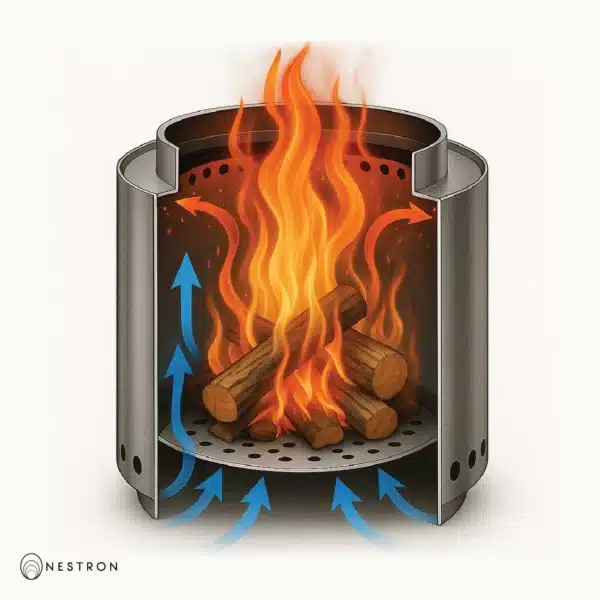NESTRON PORTABLE BON-FIRE PIT Structure