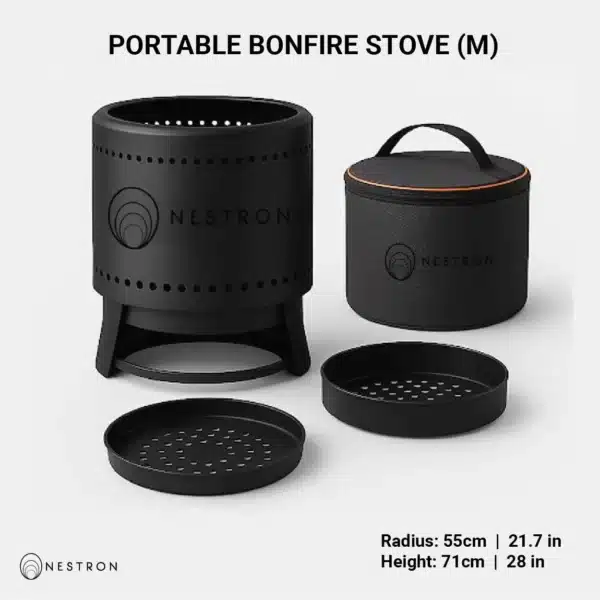 NESTRON PORTABLE BON-FIRE PIT M