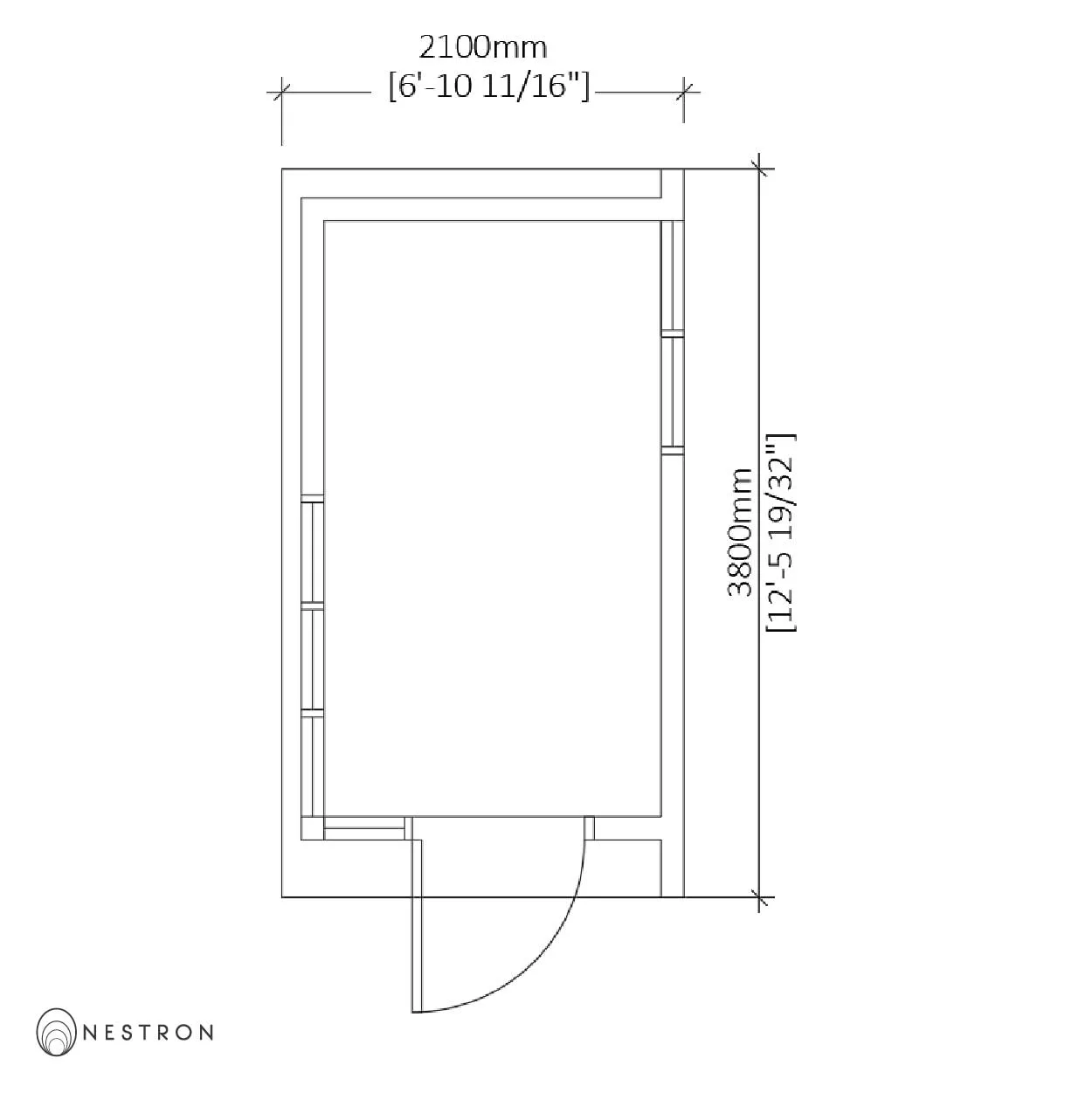 cube shed layout