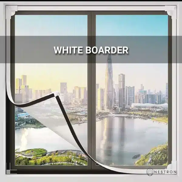 Nestron Magnetic Anti Dust and Pest Window Net White