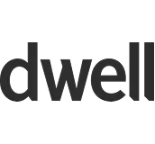 Dwell logo in black