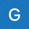 Blue square icon with the letter G