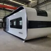 Nestron Cube Two X exterior inside warehouse facility, angled view
