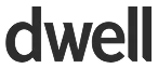Dwell logo in black text on a white background